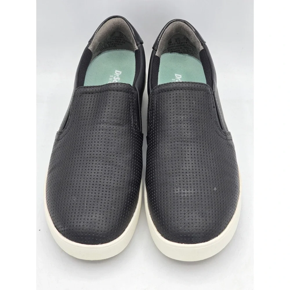 DR. SCHOLL'S SLIP ON SHOES SNEAKERS WOMAN‎ SZ US 9M Madison BLACK